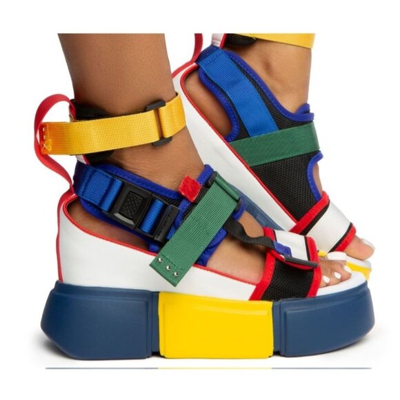 Anthony Wang Cranberry 02 Platform Sandals Womens Size 40 9/9.5 NWB - Picture 6 of 16